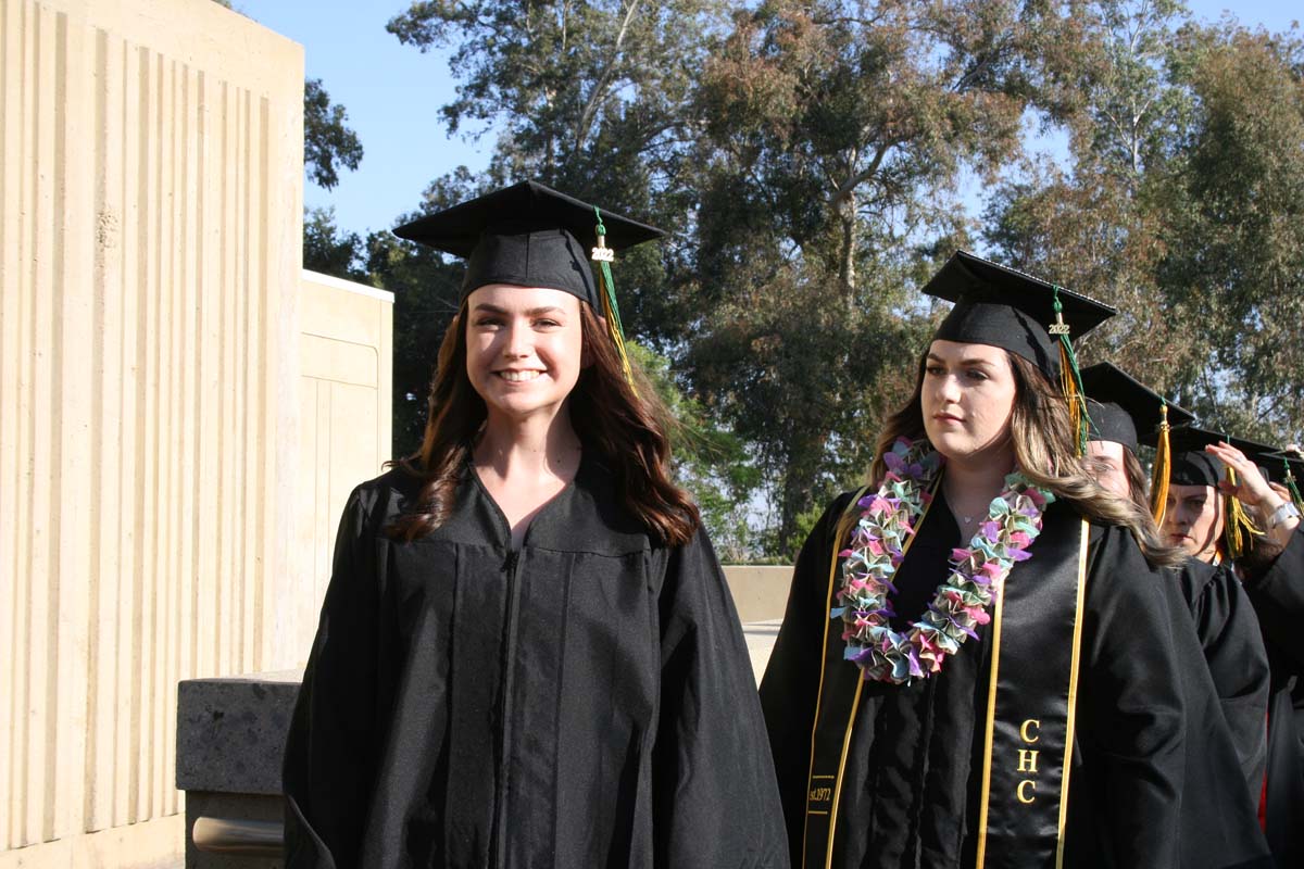 People enjoying Commencement