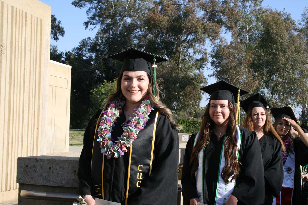 People enjoying Commencement