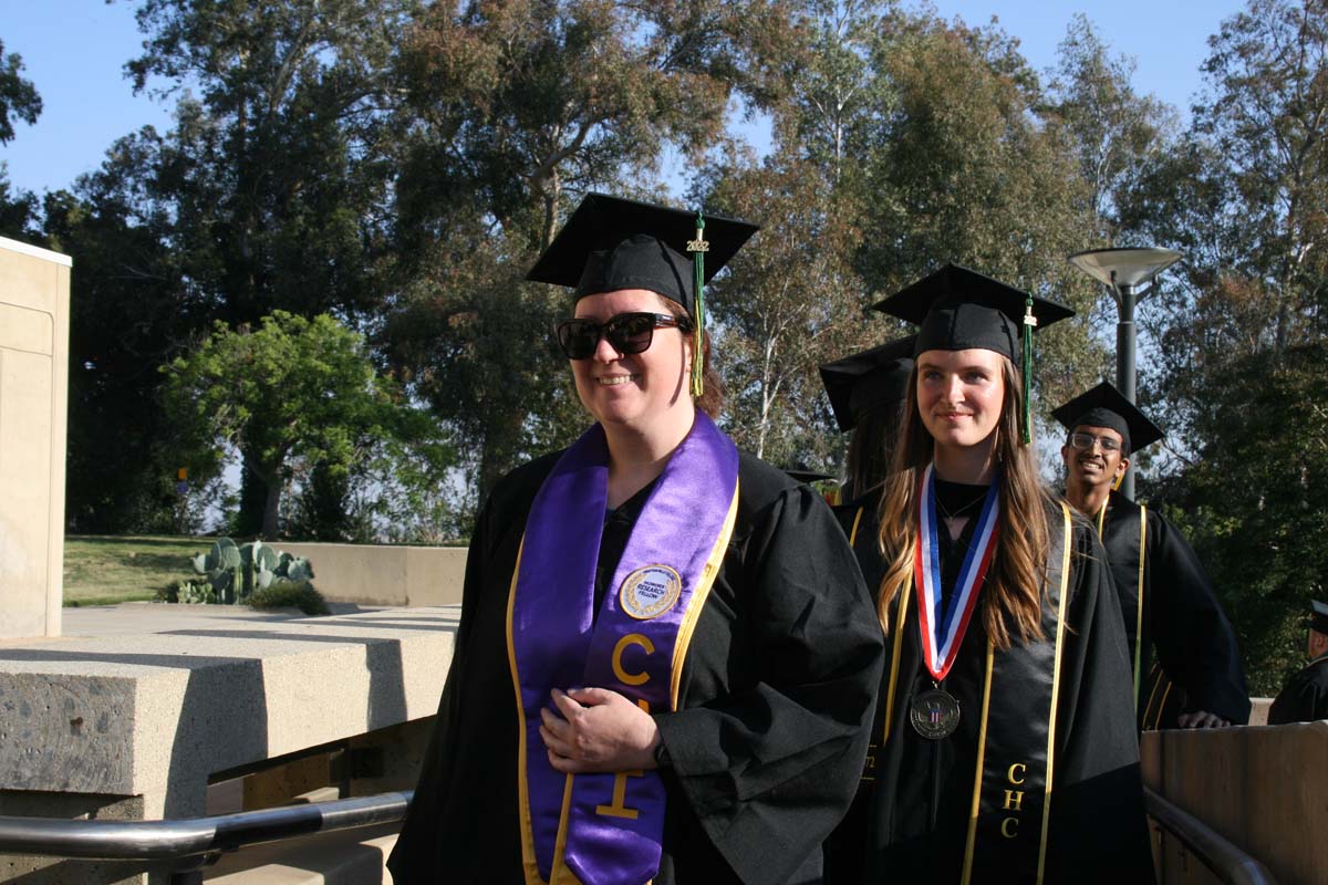 People enjoying Commencement