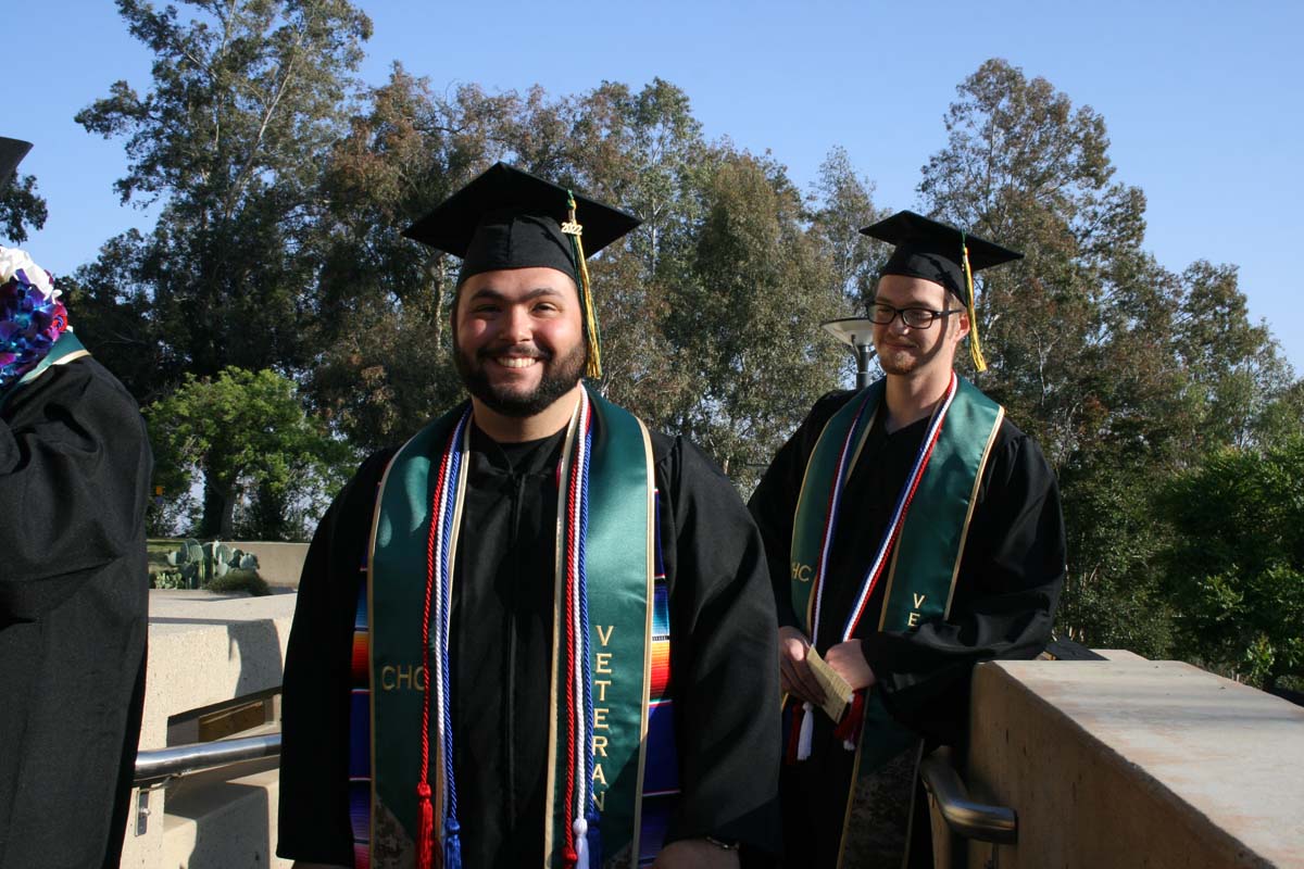 People enjoying Commencement