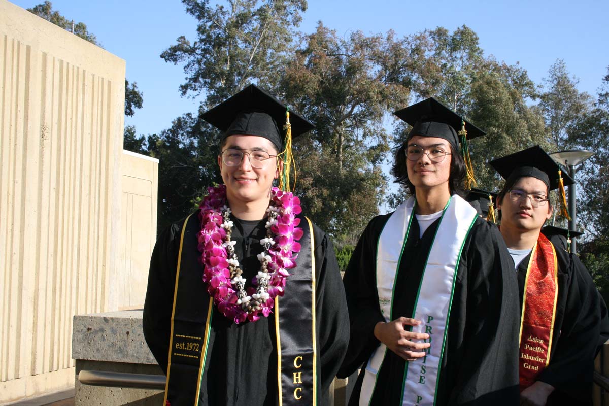 People enjoying Commencement