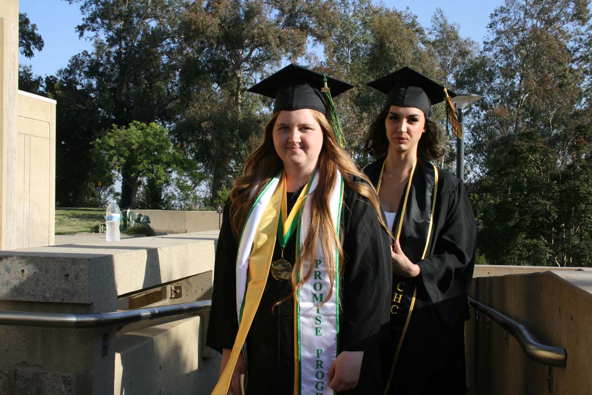 People enjoying Commencement