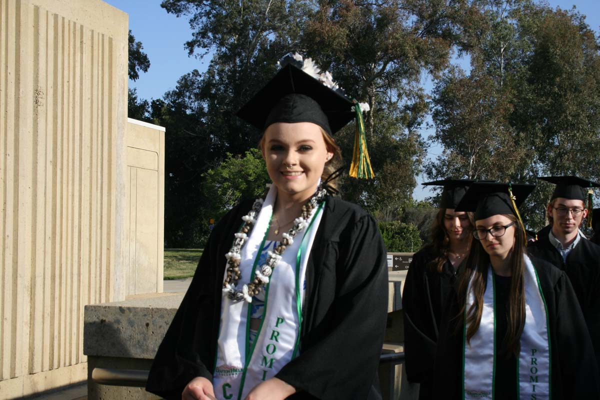 People enjoying Commencement