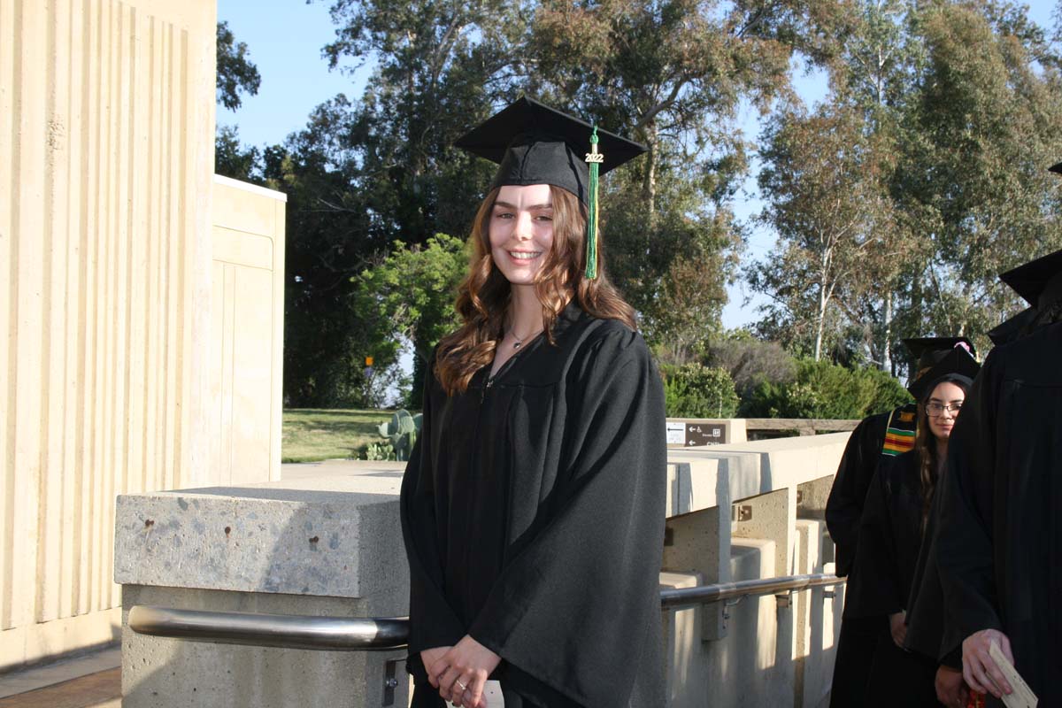 People enjoying Commencement