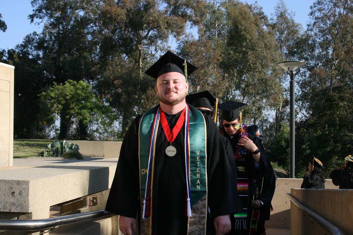 People enjoying Commencement