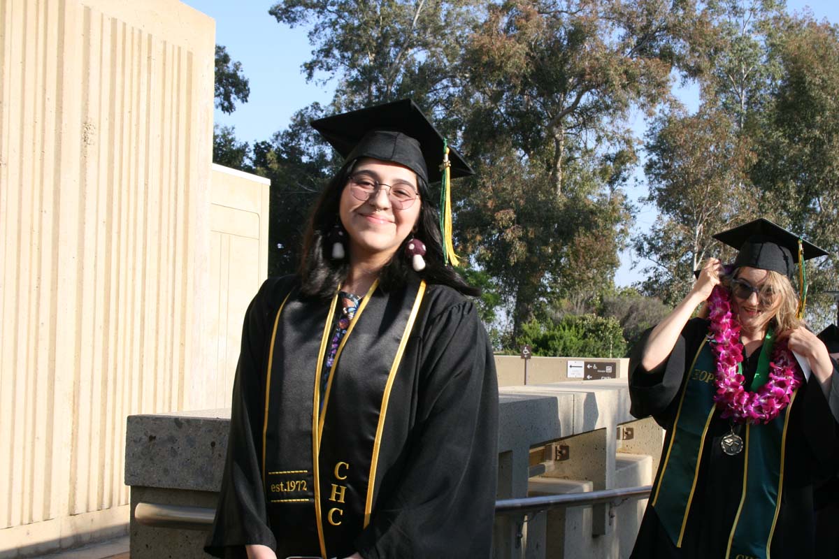 People enjoying Commencement