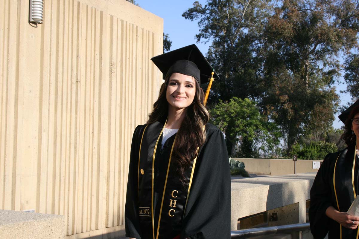 People enjoying Commencement