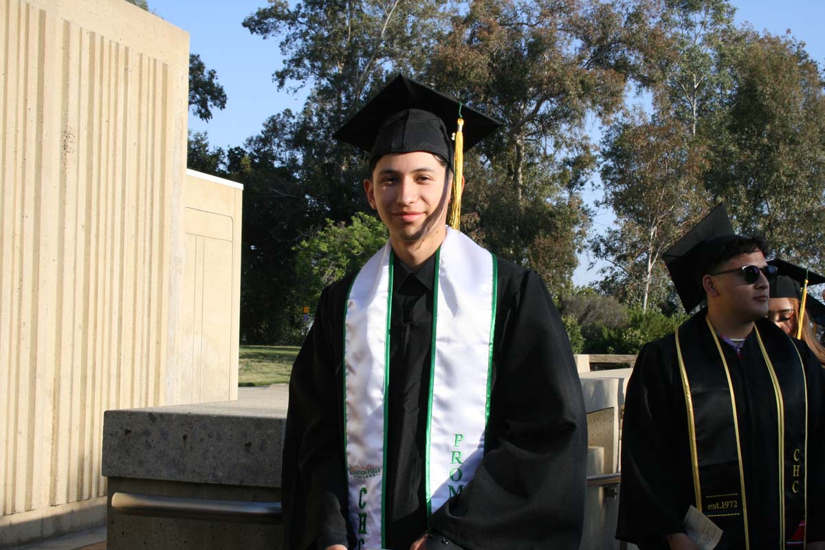 People enjoying Commencement