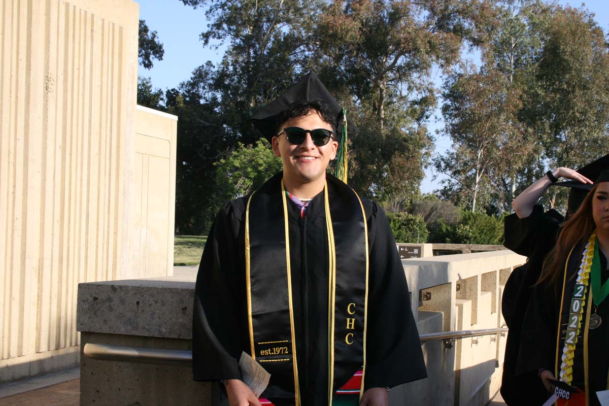 People enjoying Commencement