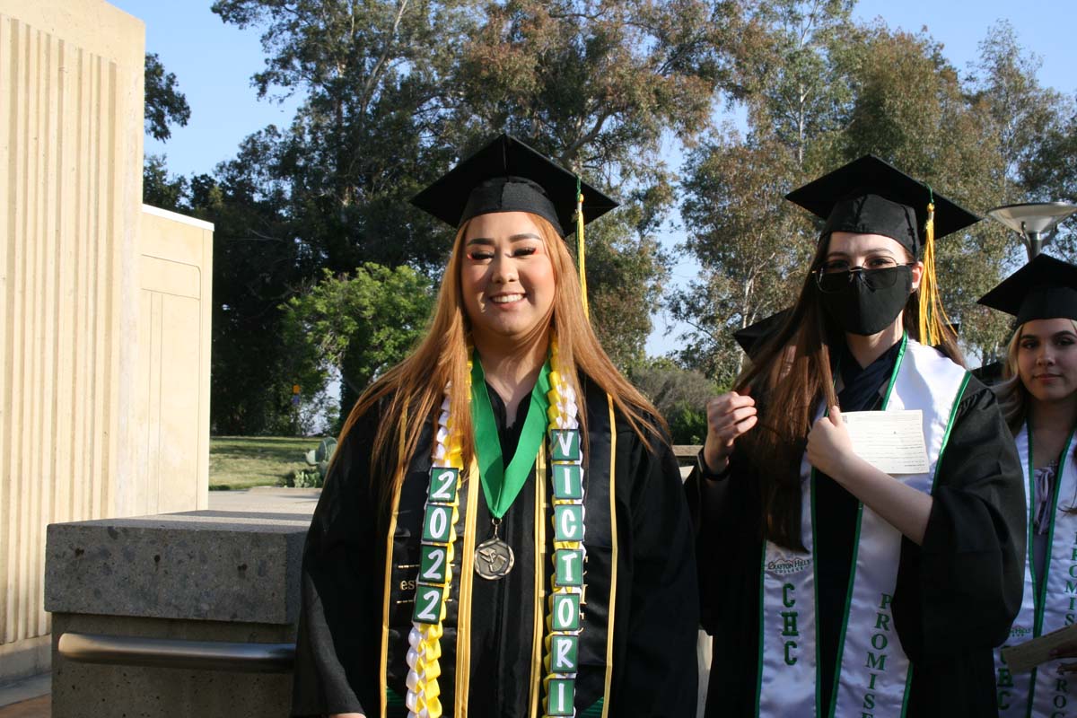 People enjoying Commencement