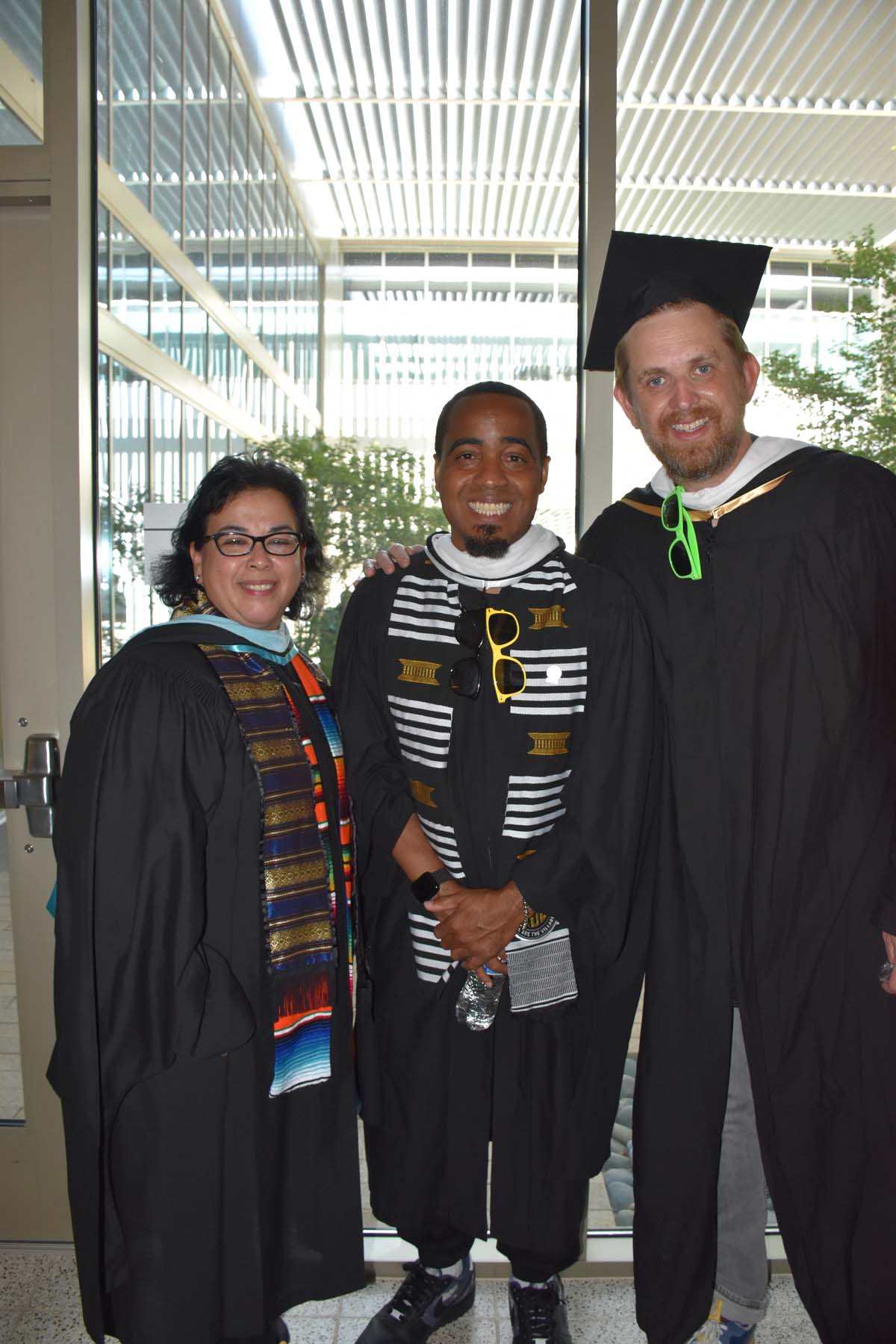 People enjoying Commencement