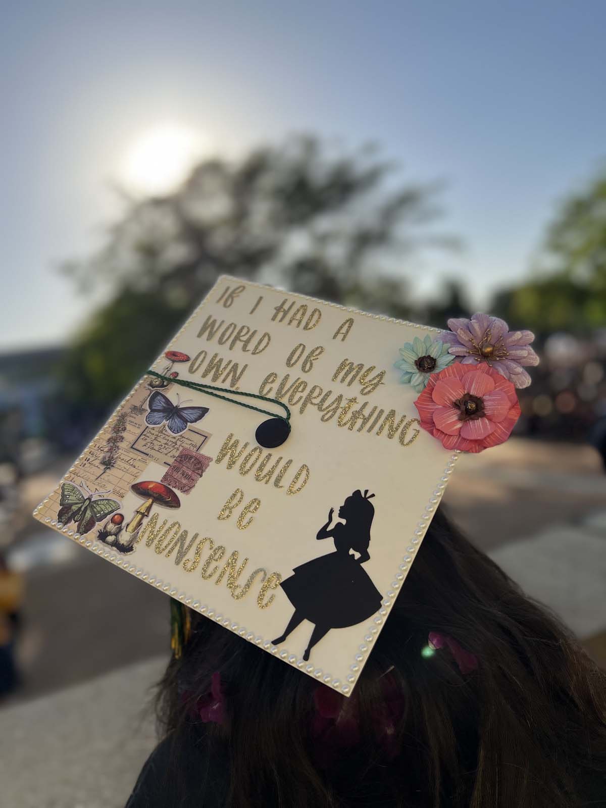 People enjoying Commencement