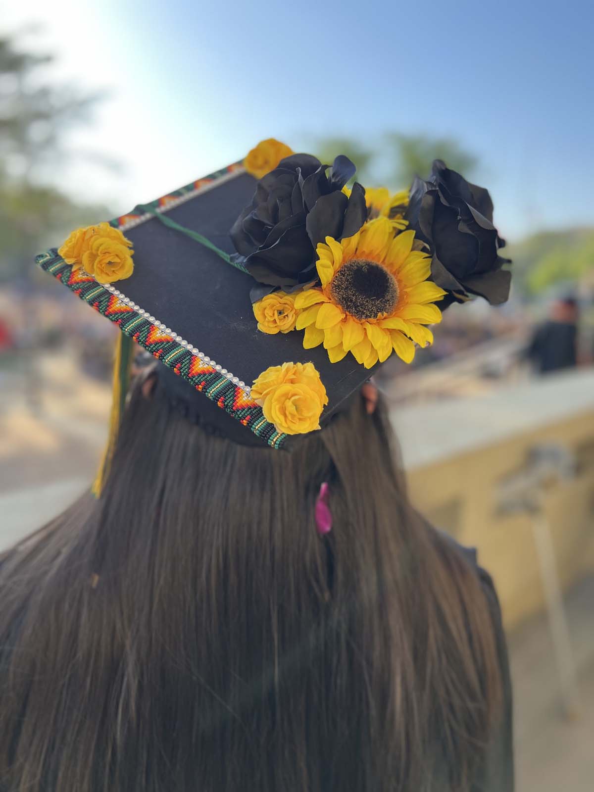 People enjoying Commencement