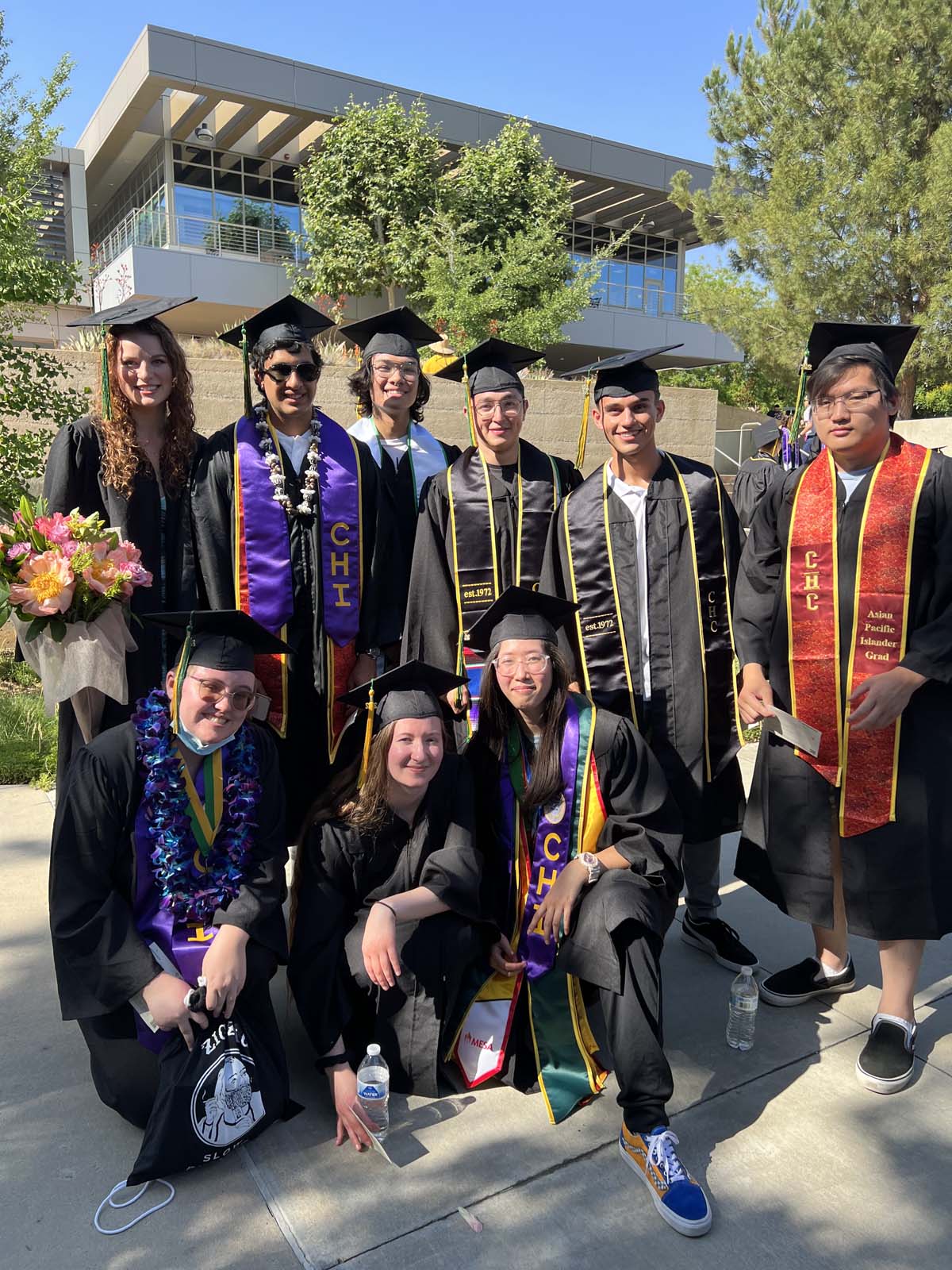 People enjoying Commencement