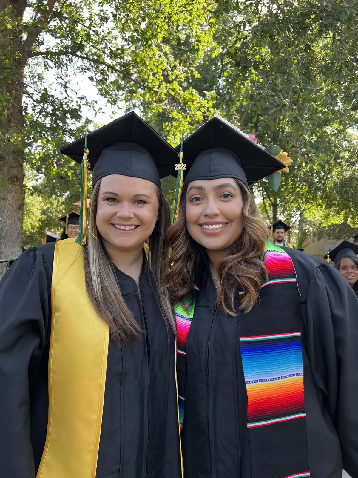 People enjoying Commencement