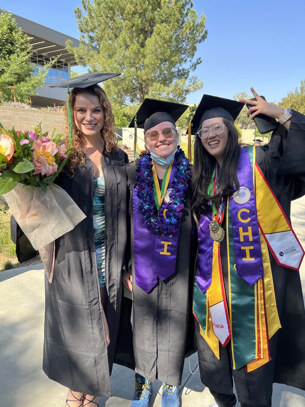 People enjoying Commencement