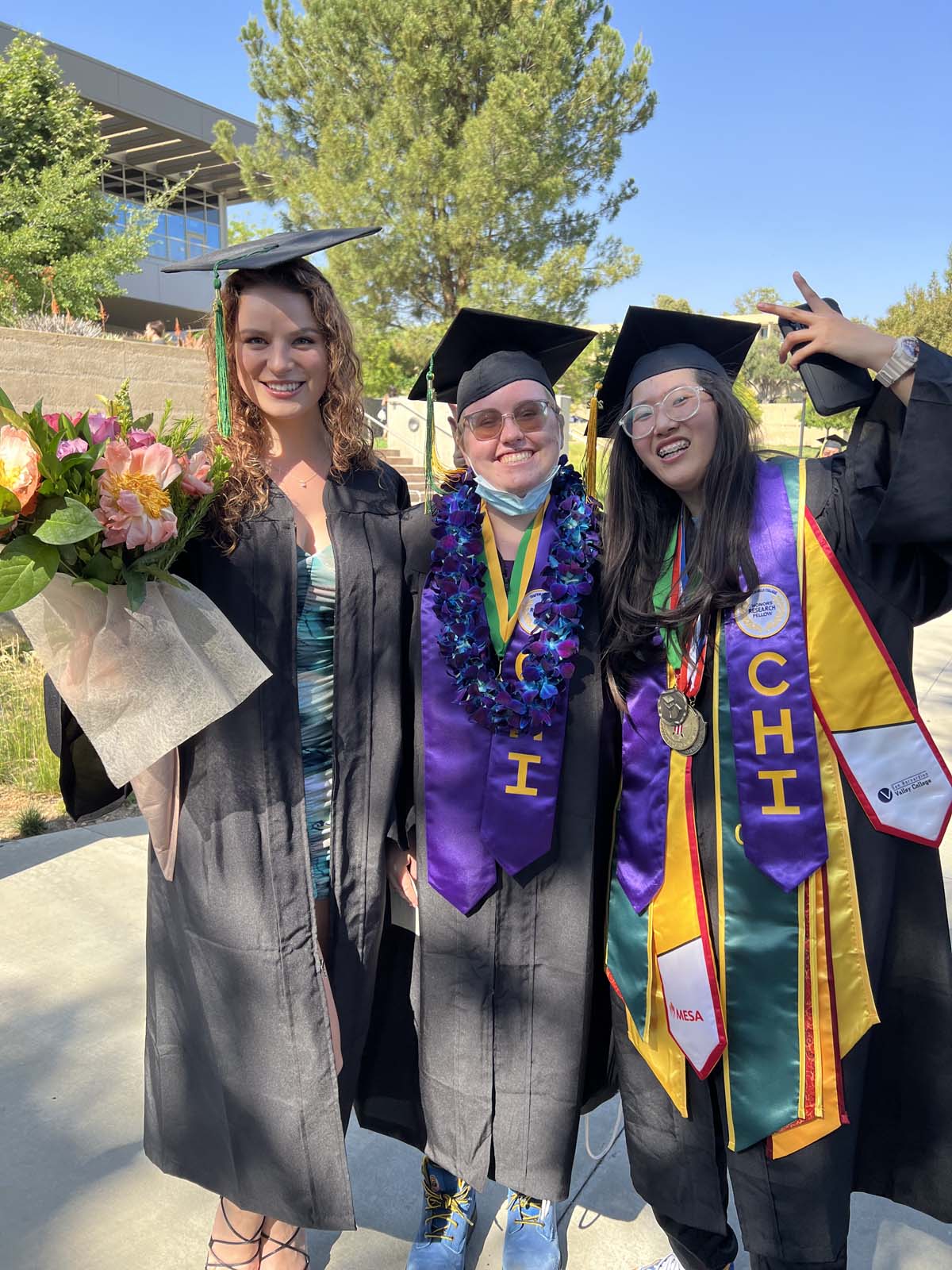 People enjoying Commencement