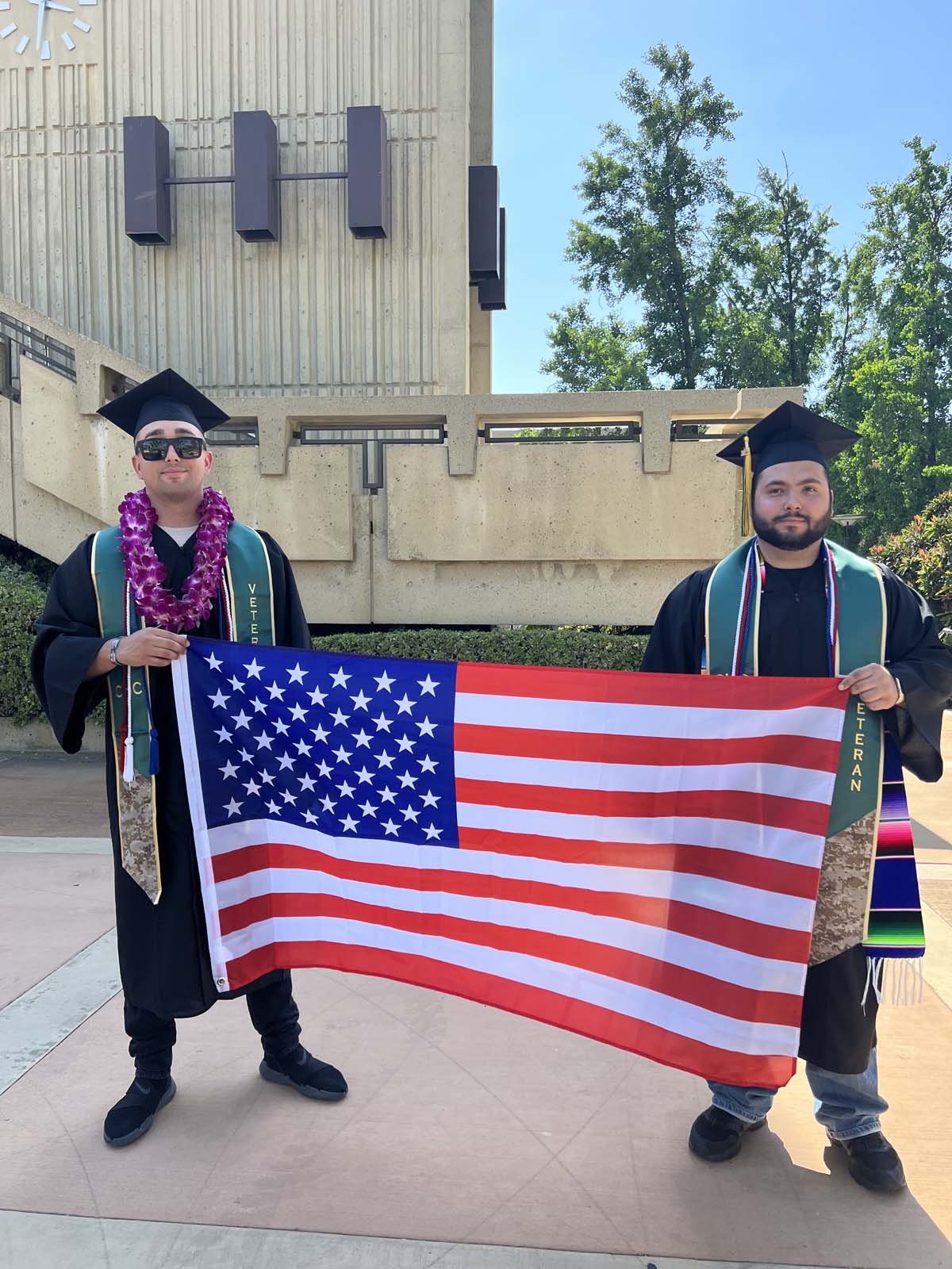 People enjoying Commencement