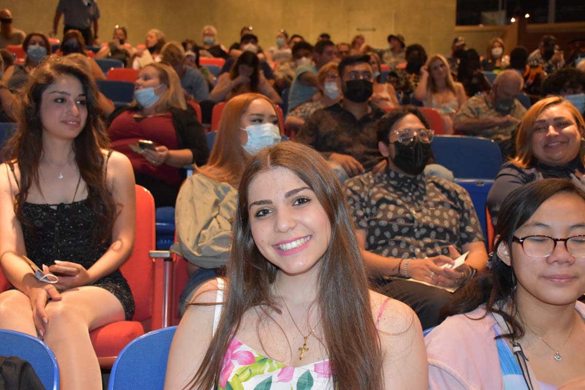 People enjoying the EOP&S Awards Ceremony