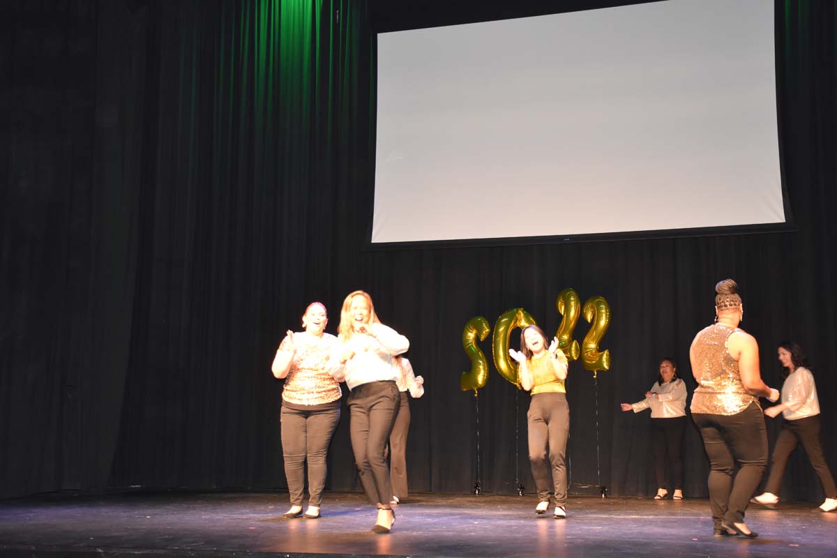 People enjoying the EOP&S Awards Ceremony