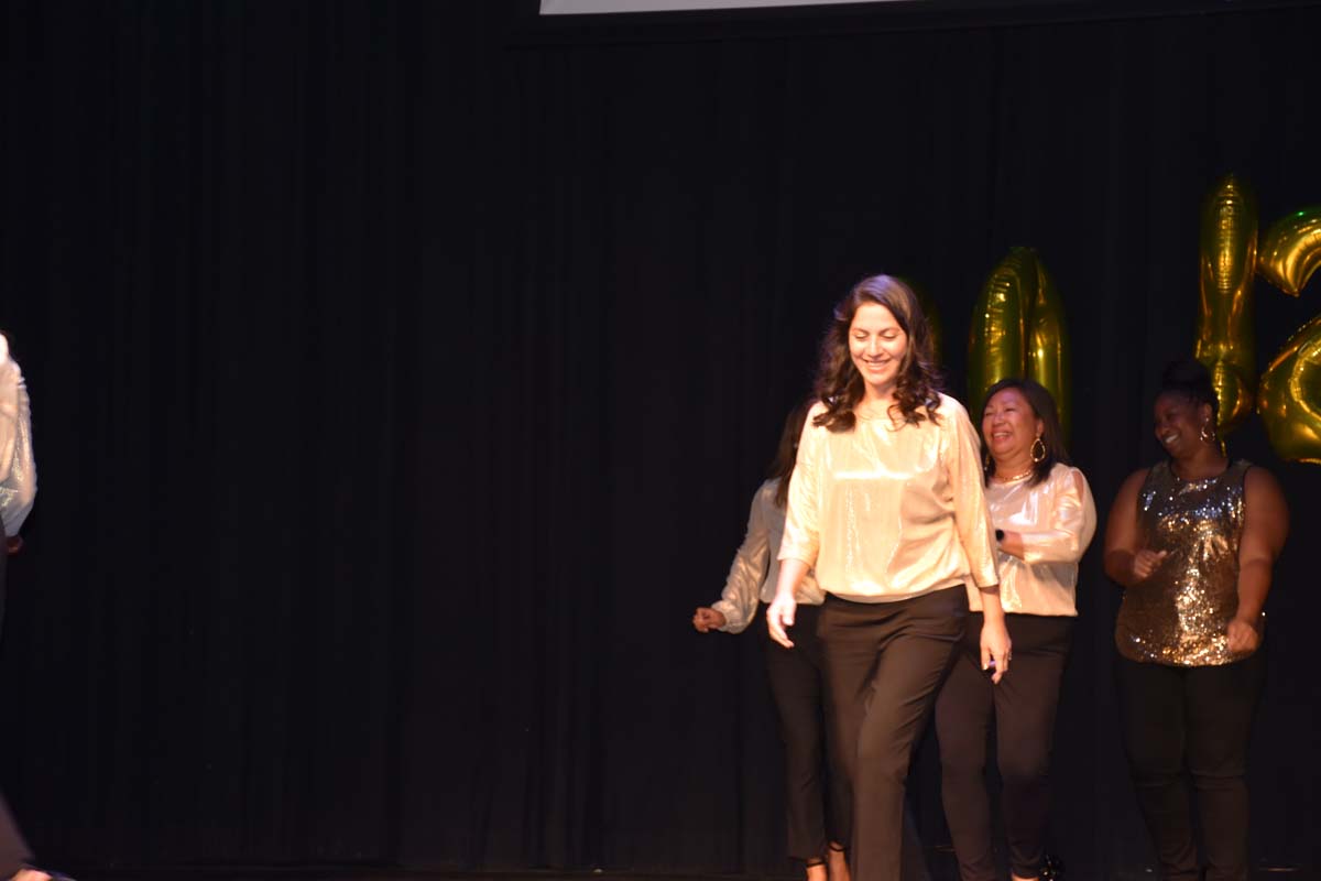 People enjoying the EOP&S Awards Ceremony