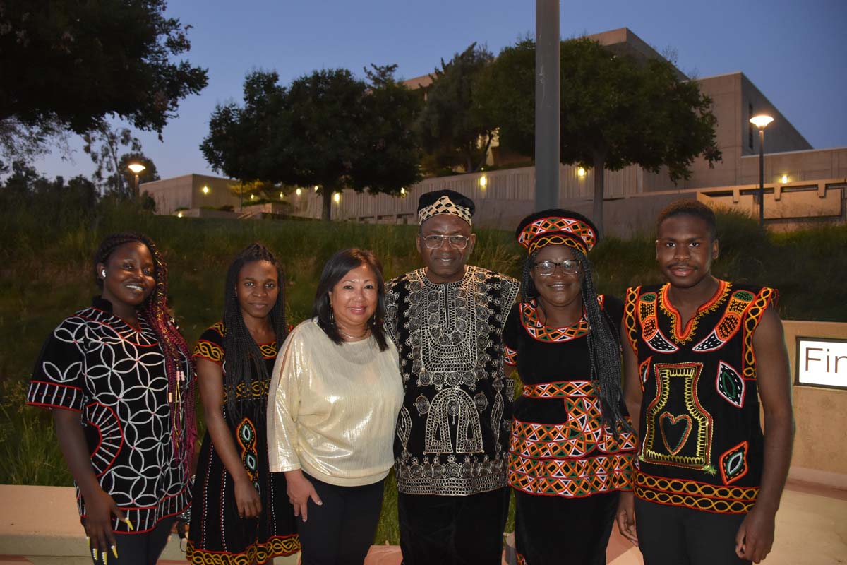 People enjoying the EOP&S Awards Ceremony