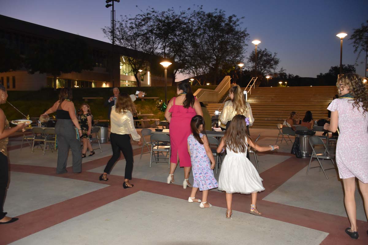 People enjoying the EOP&S Awards Ceremony