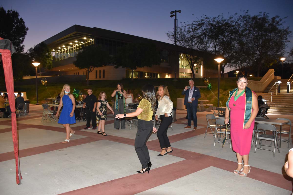 People enjoying the EOP&S Awards Ceremony