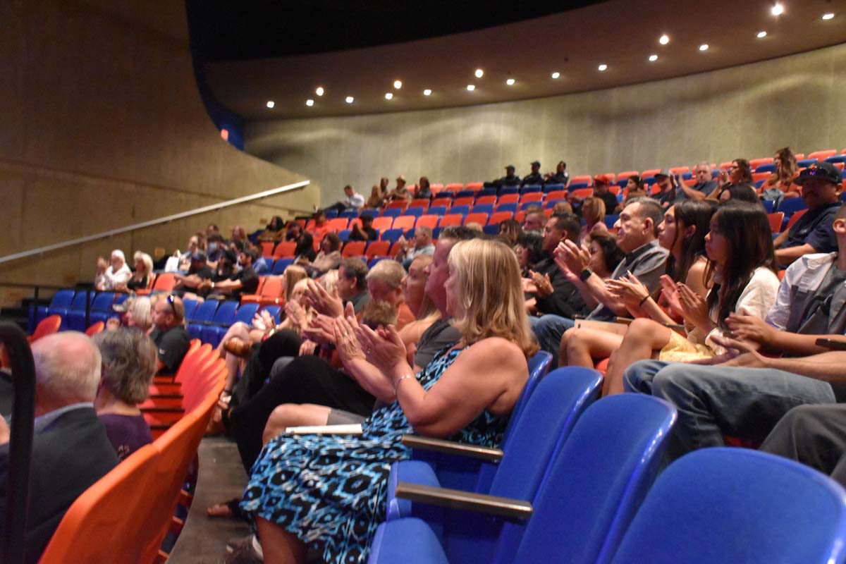 People enjoying the Paramedic Graduation