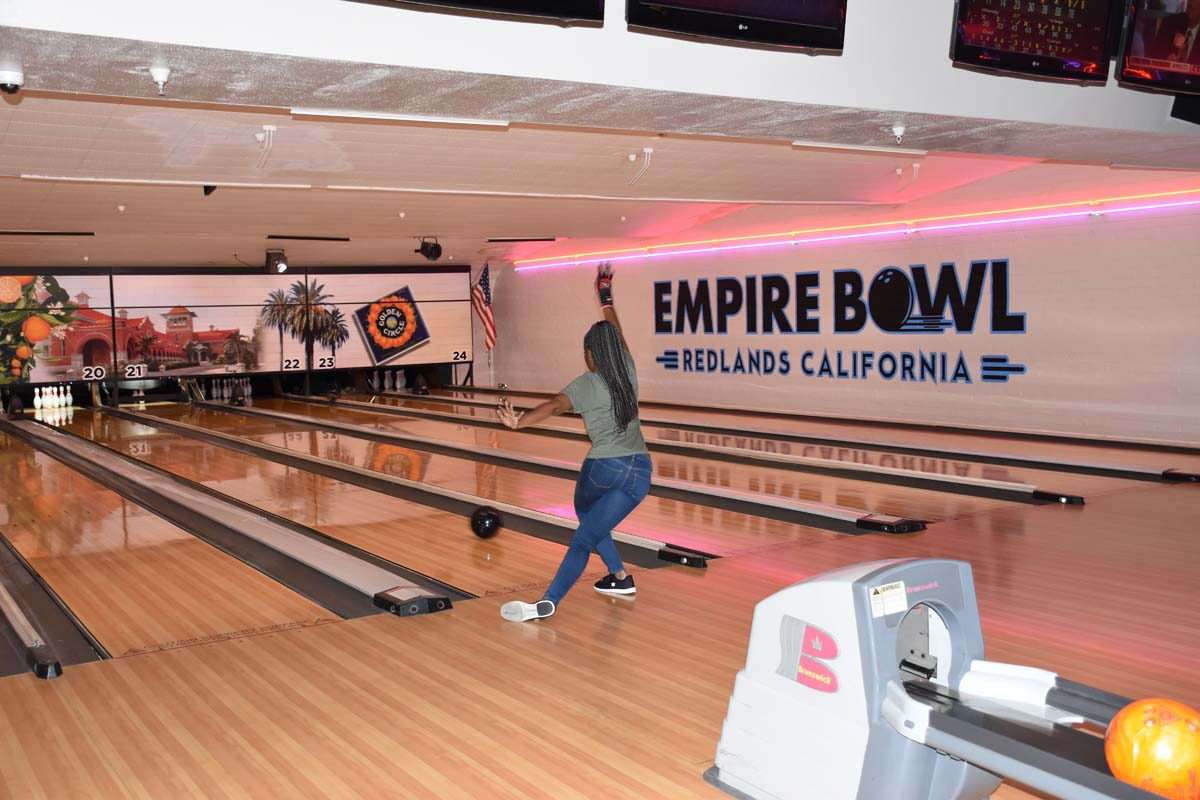 People bowling