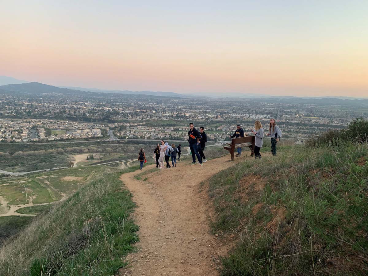 People hiking