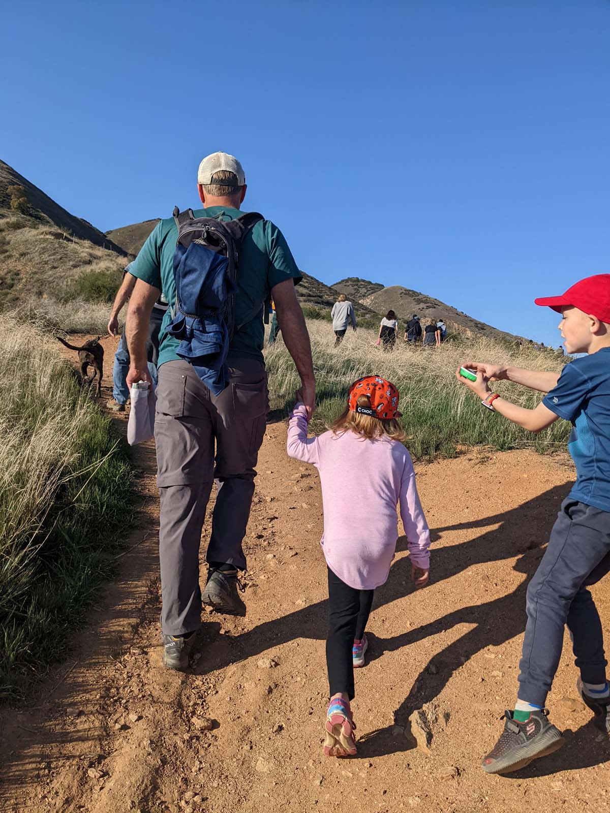 People hiking