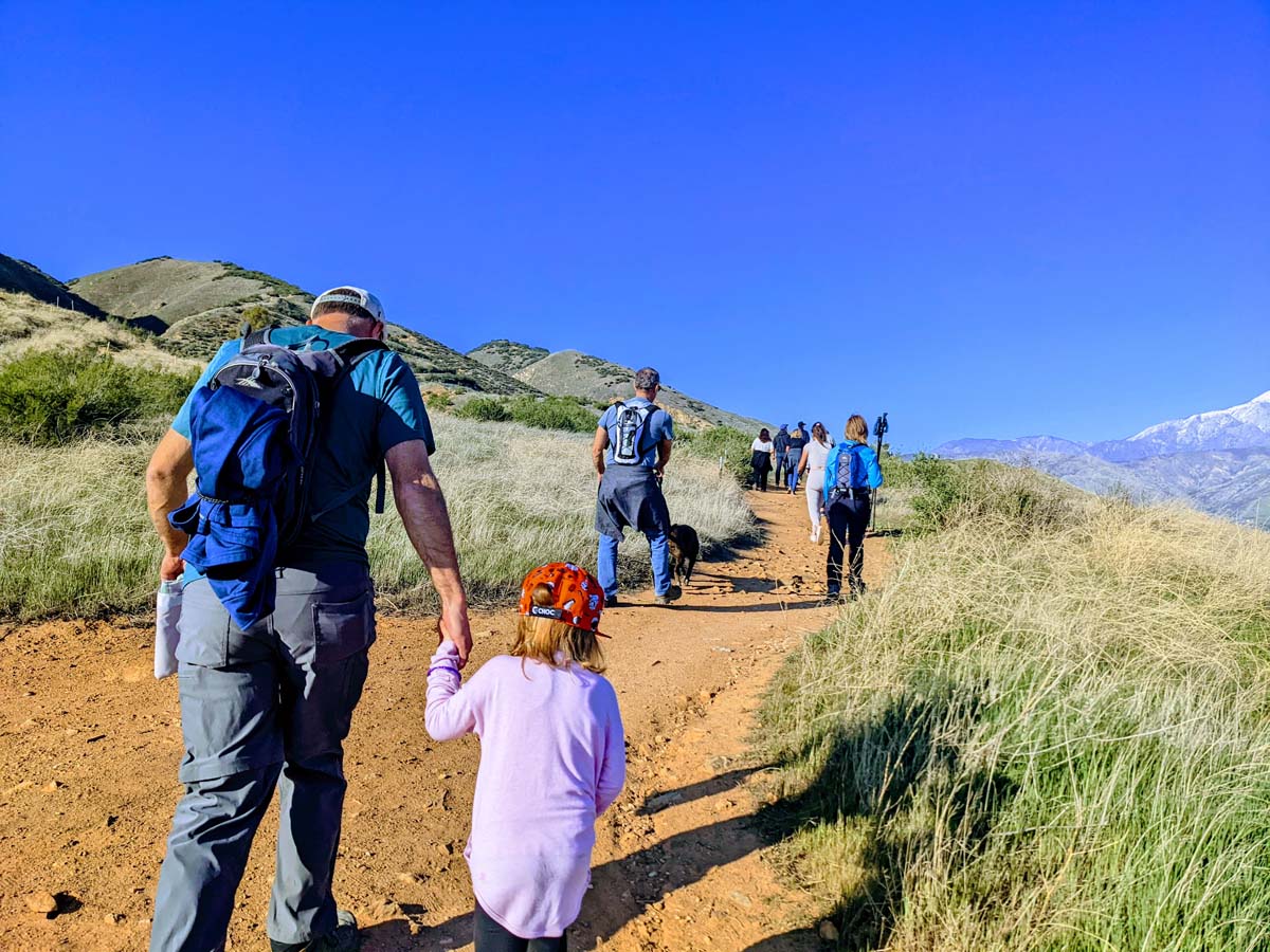 People hiking