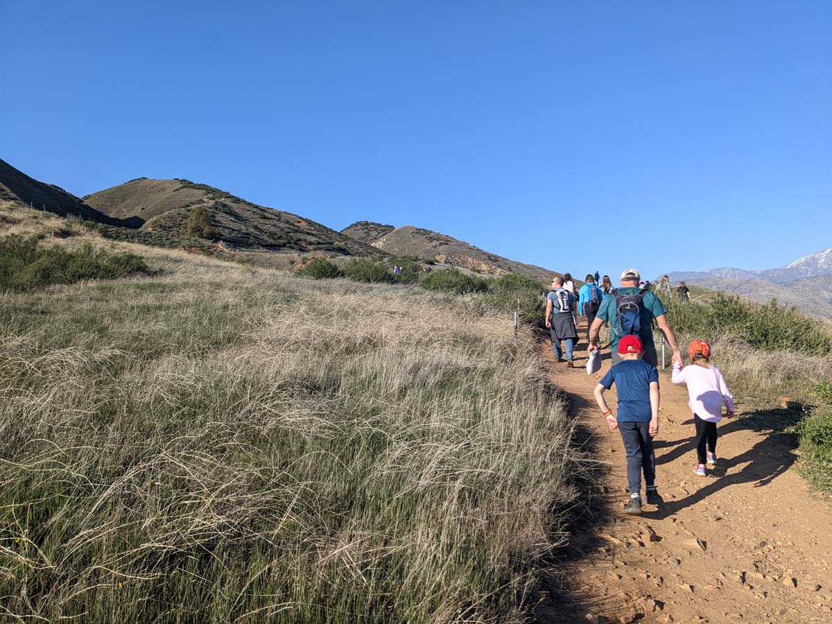 People hiking