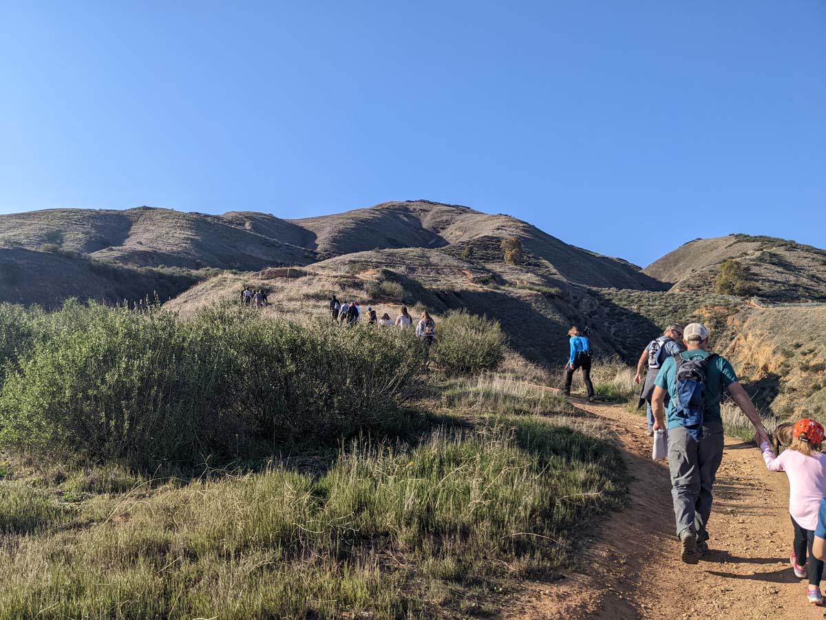 People hiking