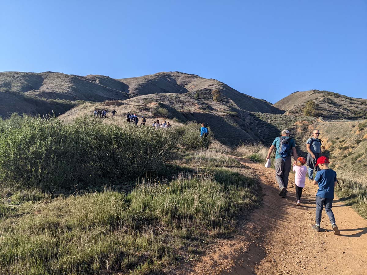 People hiking