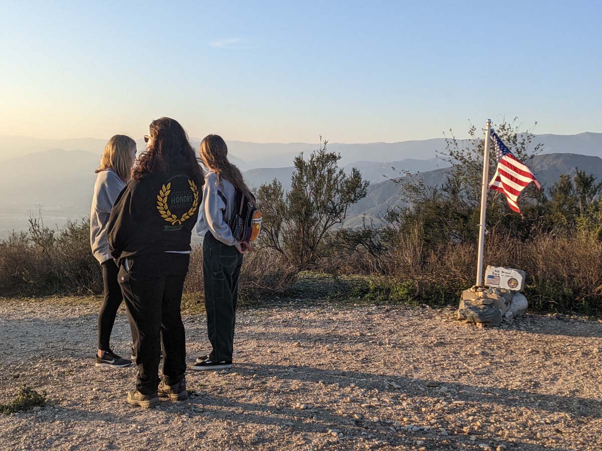 People hiking