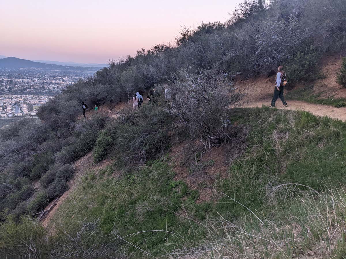 People hiking