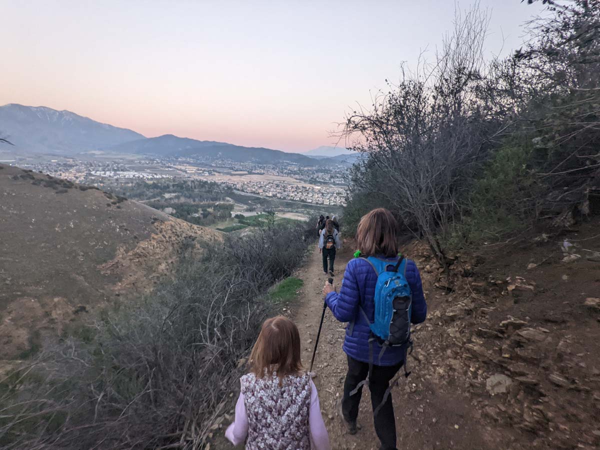 People hiking