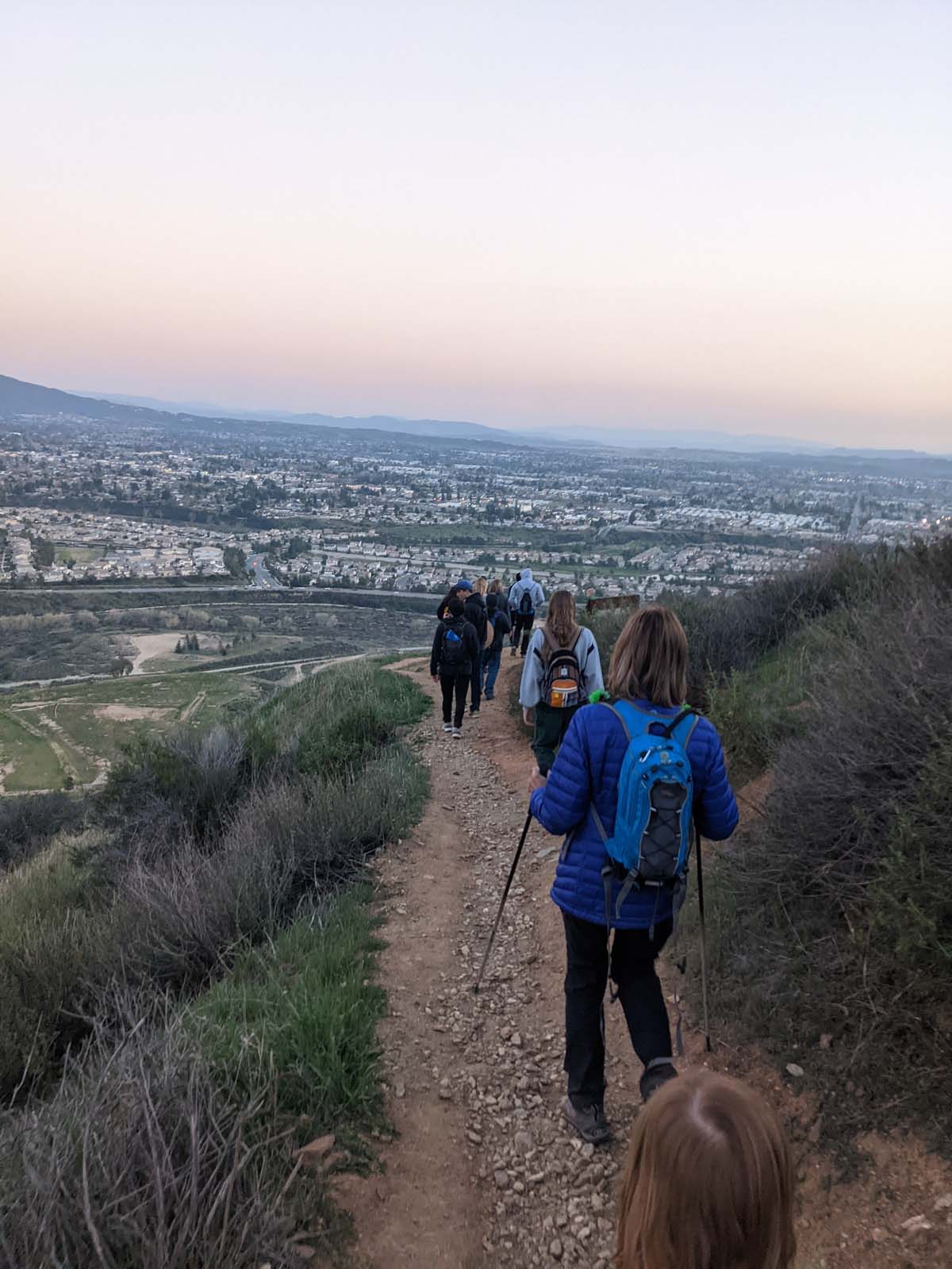 People hiking