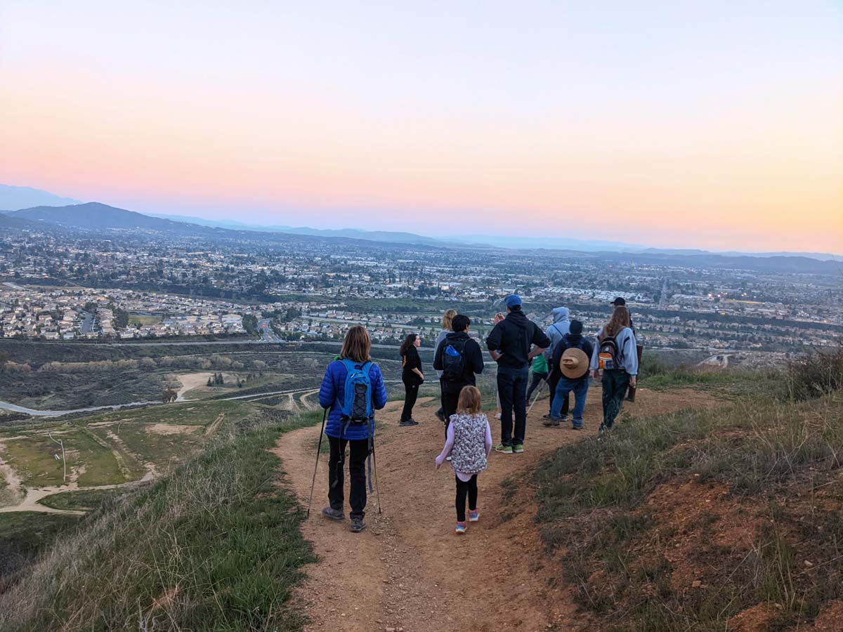 People hiking