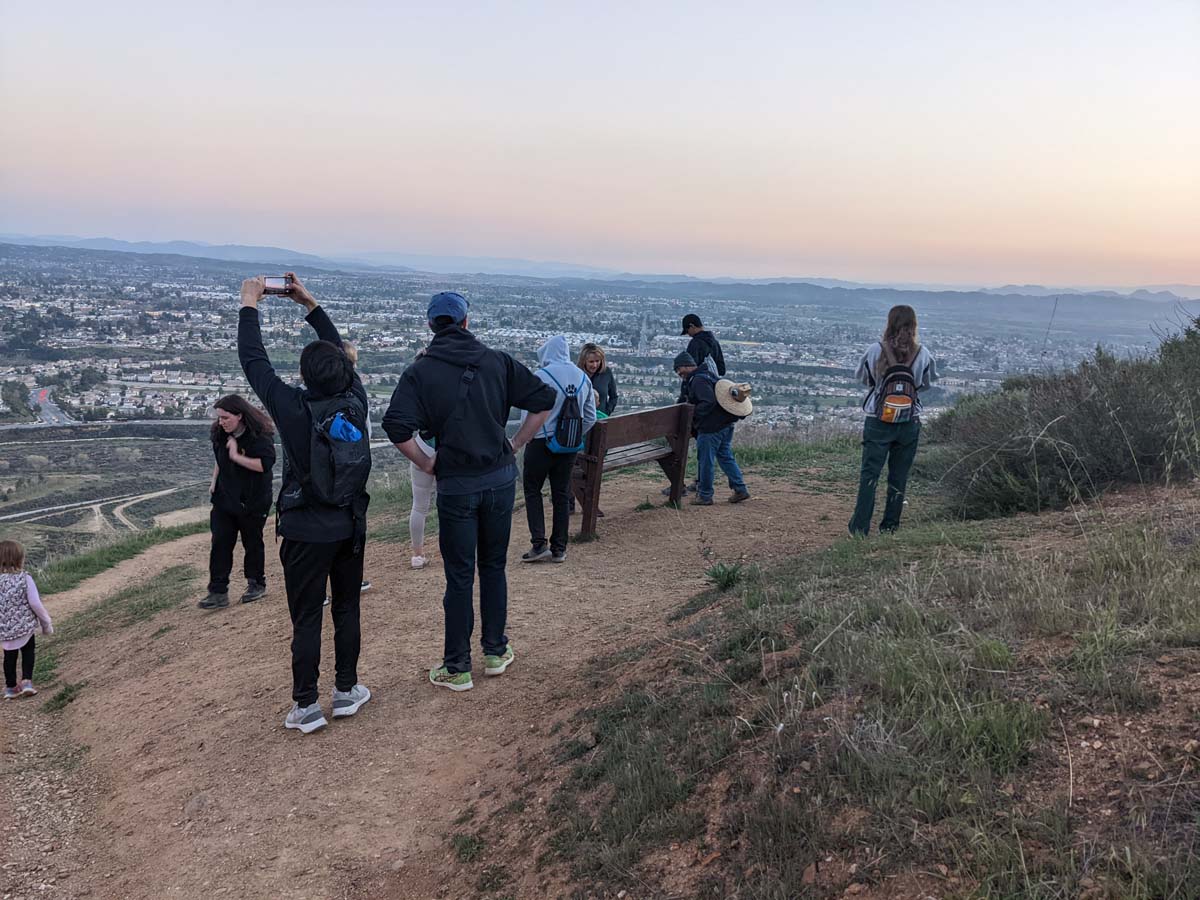 People hiking