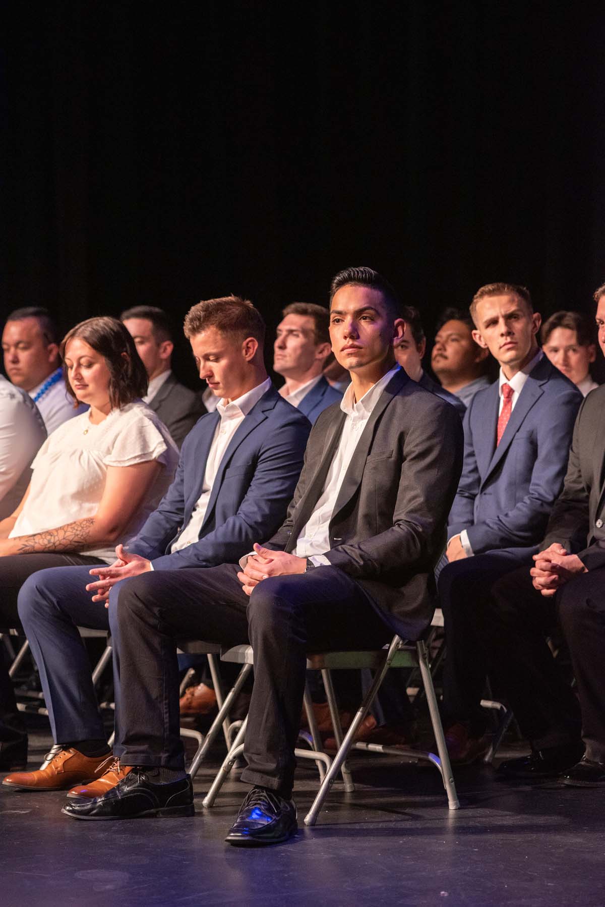 People enjoying Paramedic Graduation