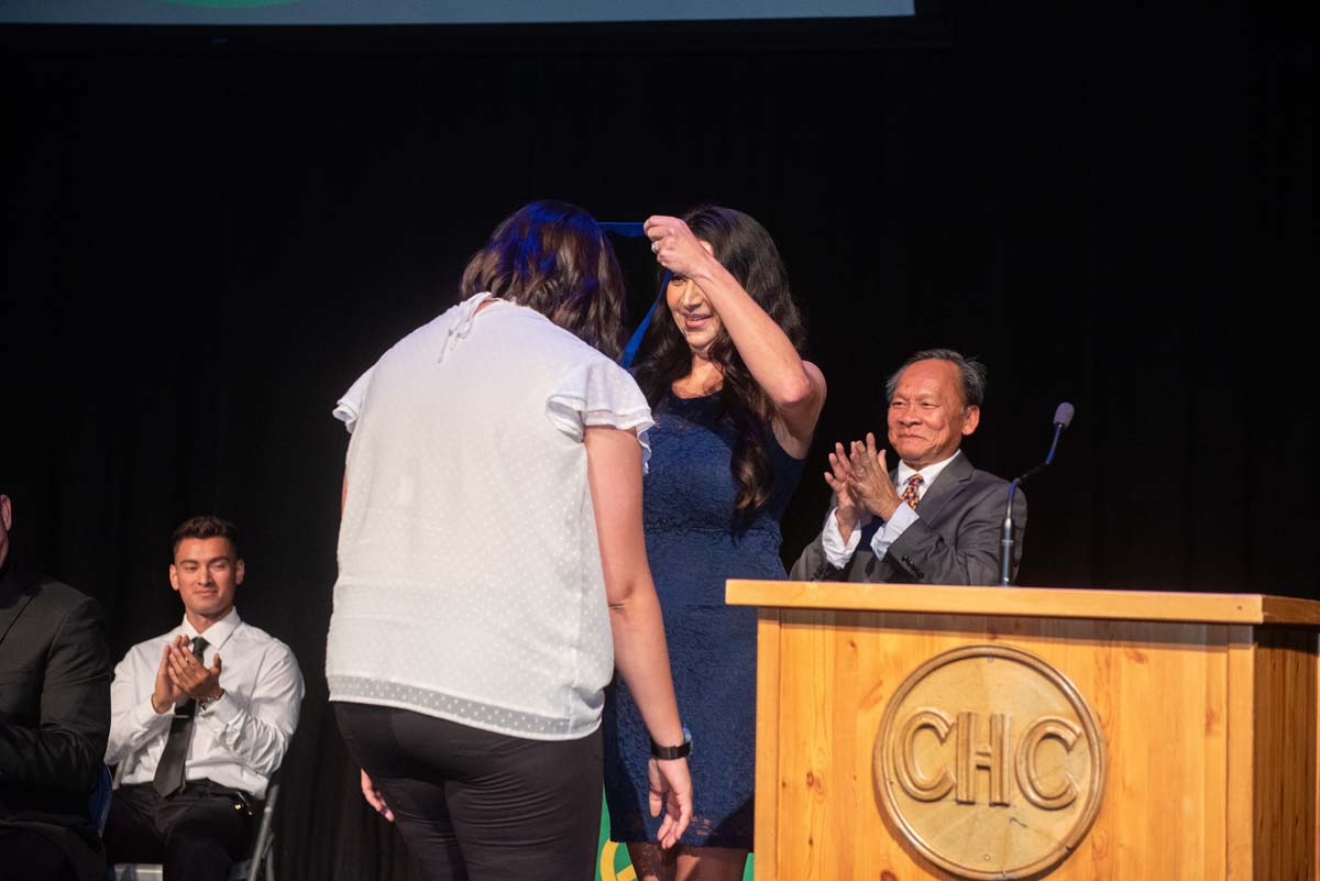 People enjoying Paramedic Graduation