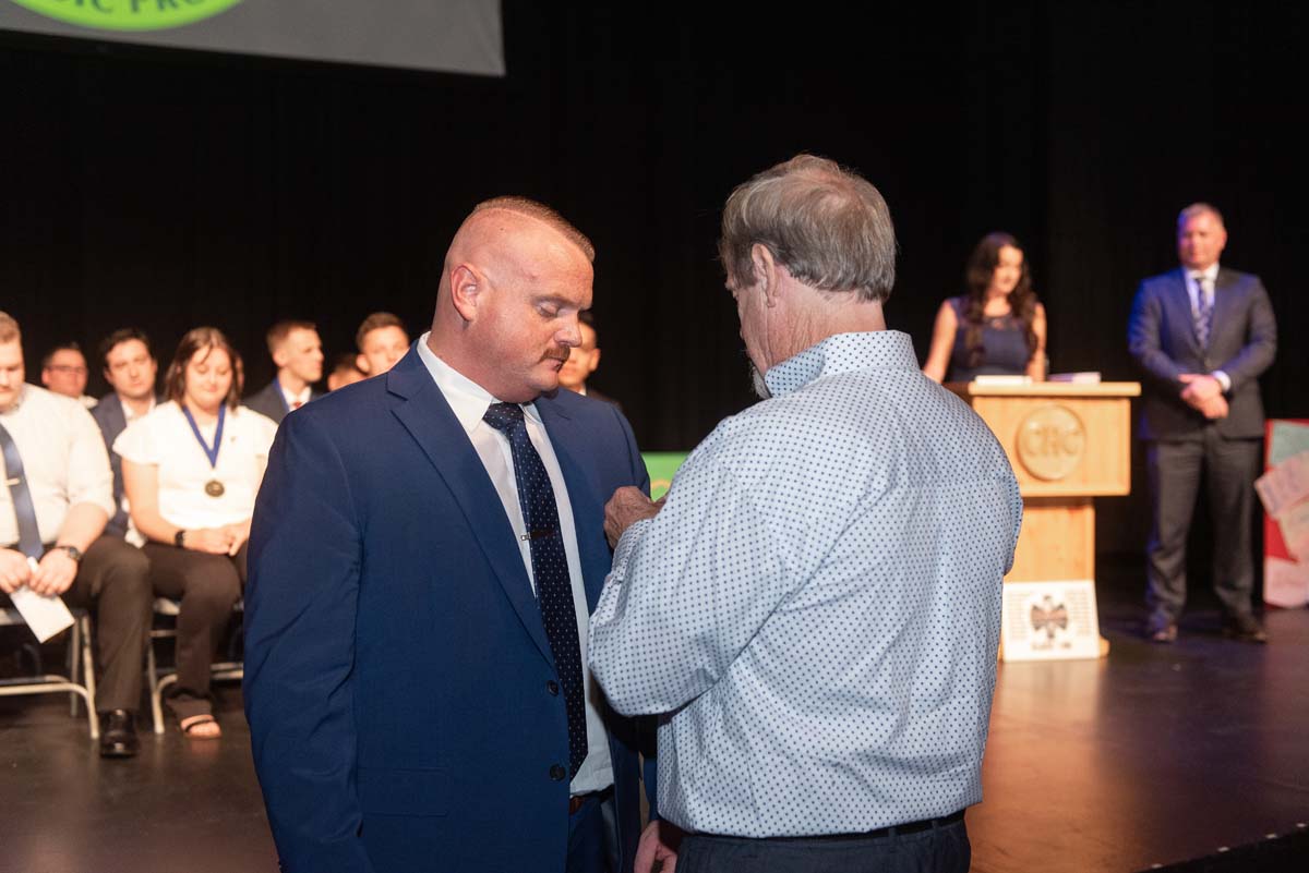 People enjoying Paramedic Graduation