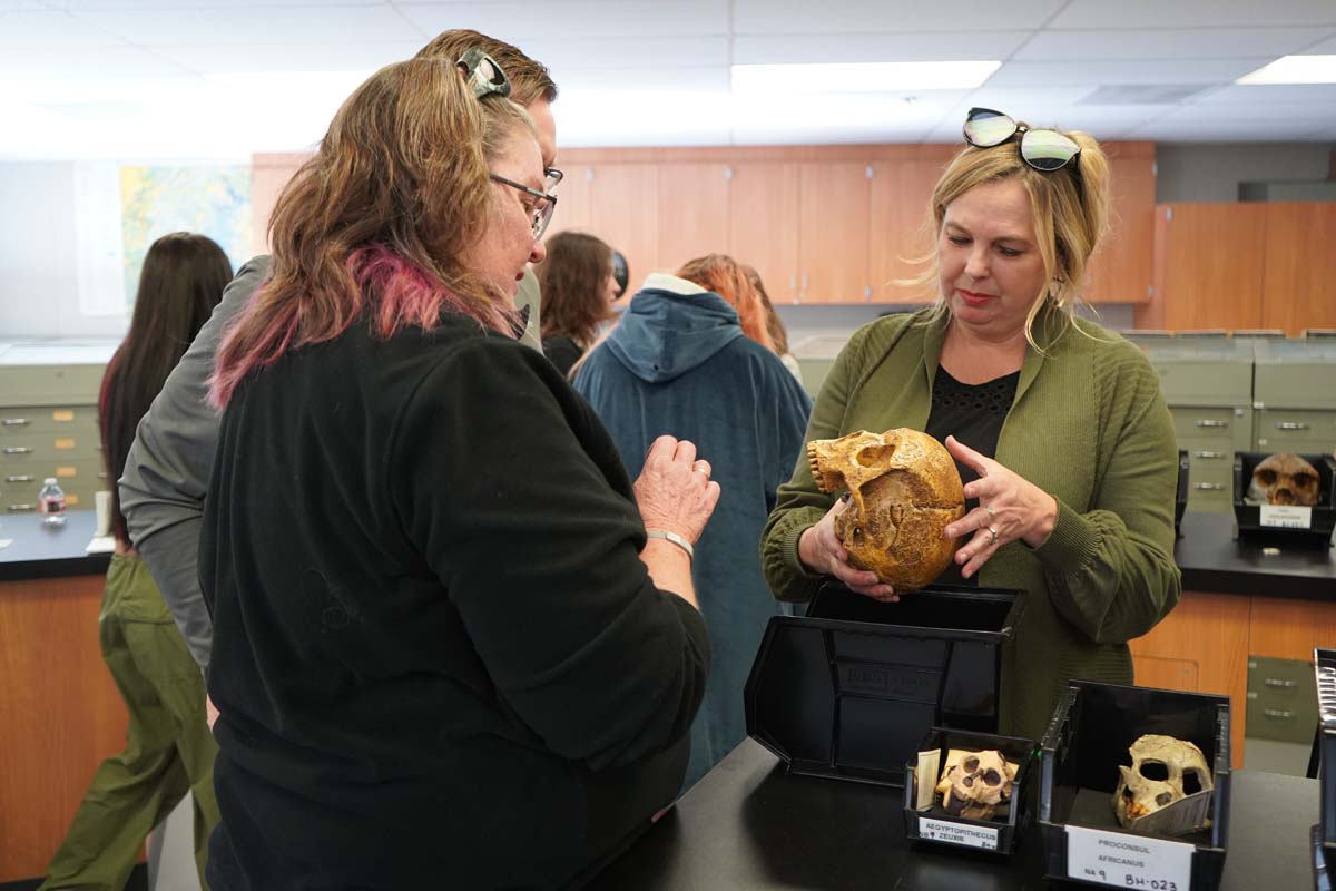 People at Anthroopology Open House