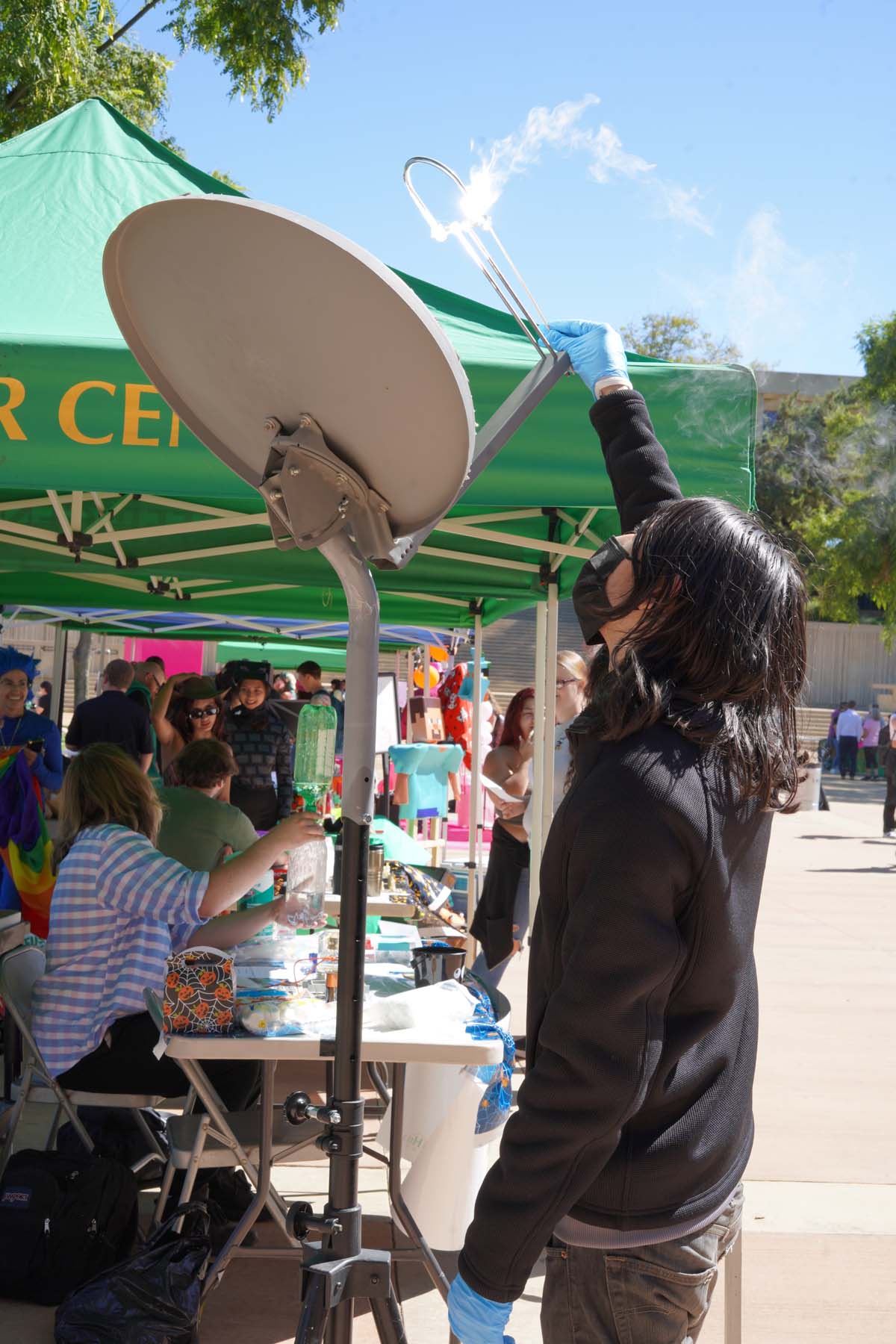 People enjoying Club Rush