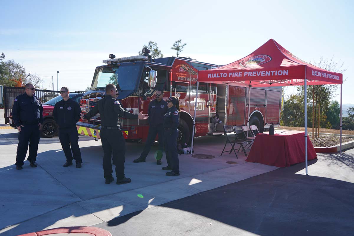 People enjoying the career fair