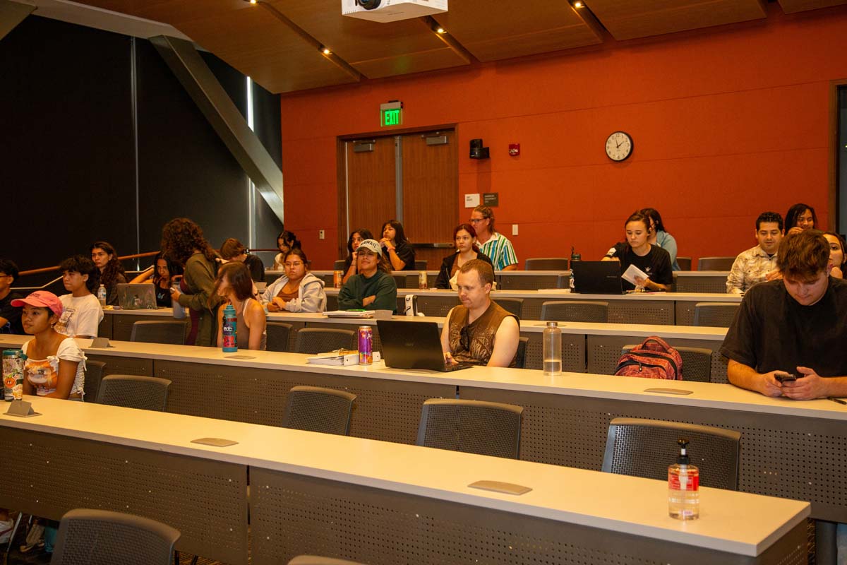 People at Hispanic Heritage Month Event