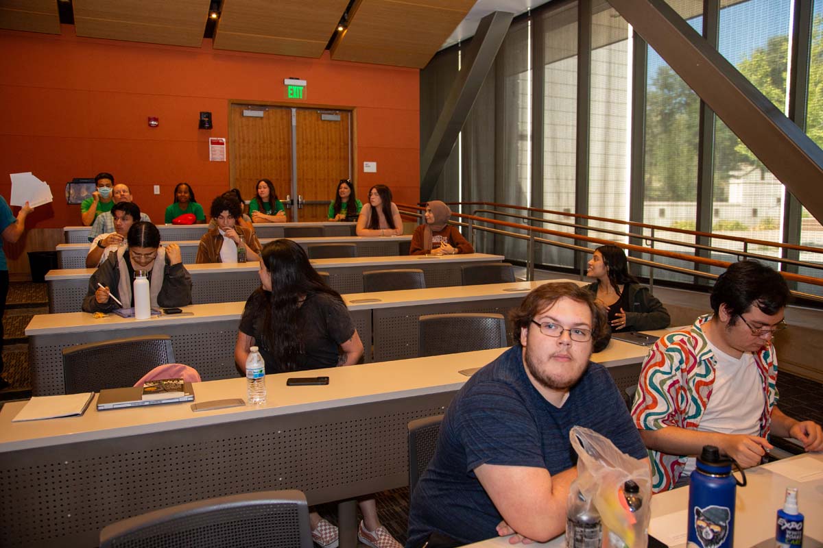 People at Hispanic Heritage Month Event